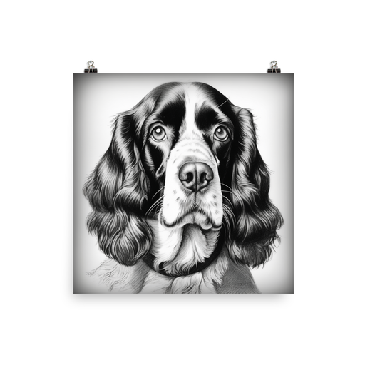 PugMug Custom English Springer Spaniel Poster