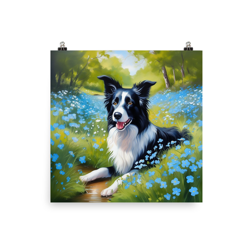 PugMug Custom Border Collie Poster
