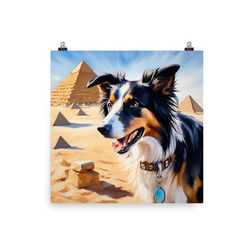 PugMug Custom Border Collie Poster