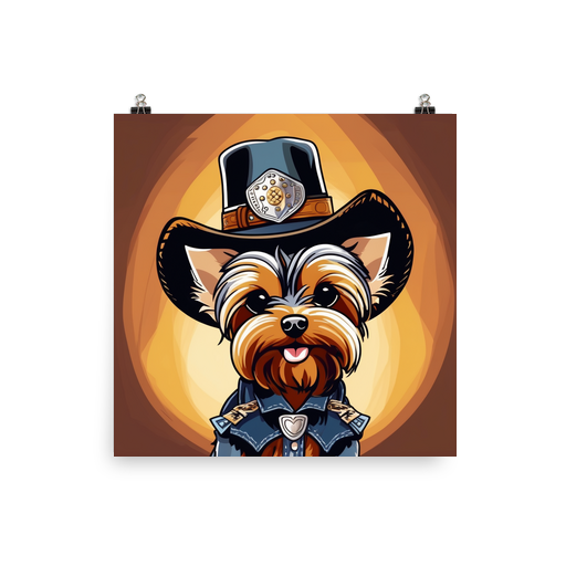 PugMug Custom Yorkshire Terrier Poster