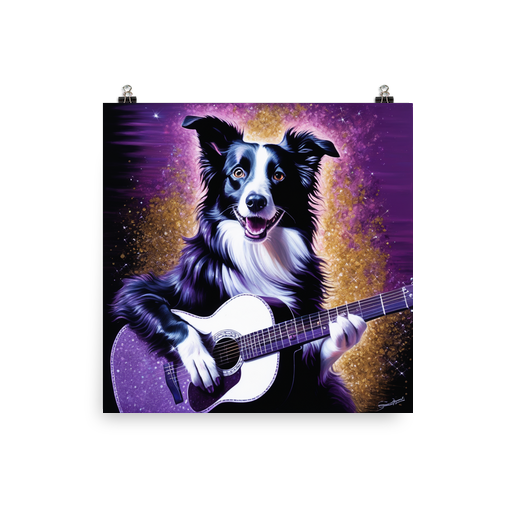 PugMug Custom Border Collie Poster