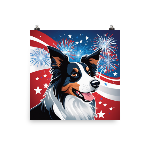 PugMug Custom Border Collie Poster