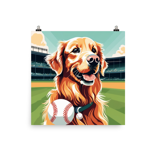 PugMug Custom Golden Retriever Poster