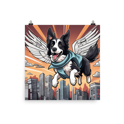 PugMug Custom Border Collie Poster