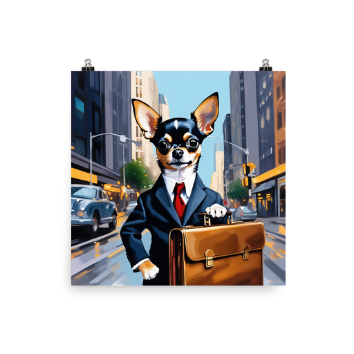 PugMug Custom Chihuahua Poster