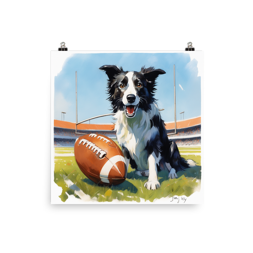 PugMug Custom Border Collie Poster