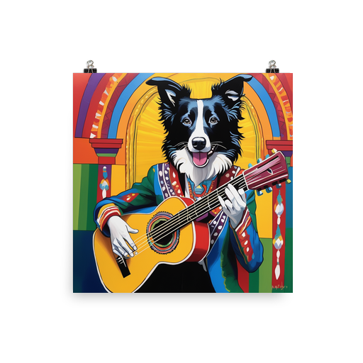 PugMug Custom Border Collie Poster