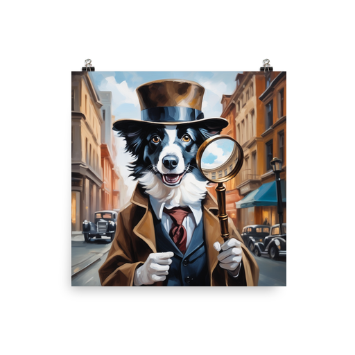 PugMug Custom Border Collie Poster