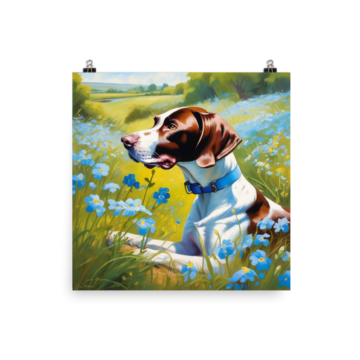 PugMug Custom Pointer Dog Poster