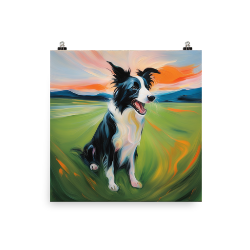 PugMug Custom Border Collie Poster