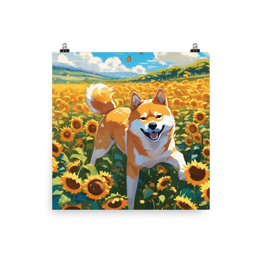 PugMug Custom Shiba Inu Poster