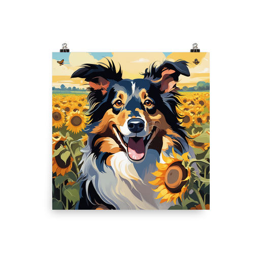 PugMug Custom Collie Poster