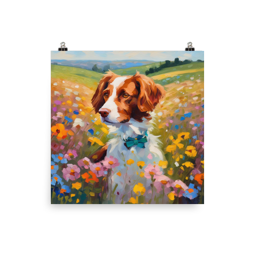 PugMug Custom Brittany Dog Poster