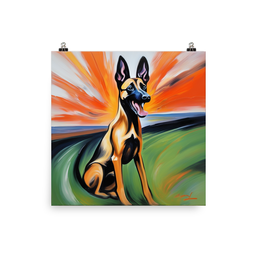 PugMug Custom Belgian Malinois Poster