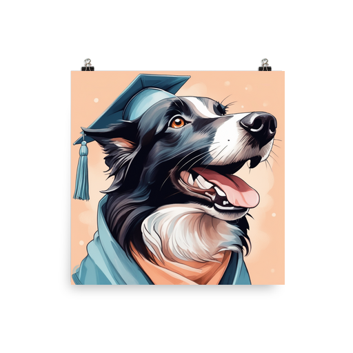 PugMug Custom Border Collie Poster