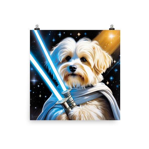 PugMug Custom White Havanese Dog Poster