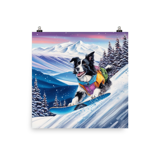 PugMug Custom Border Collie Poster