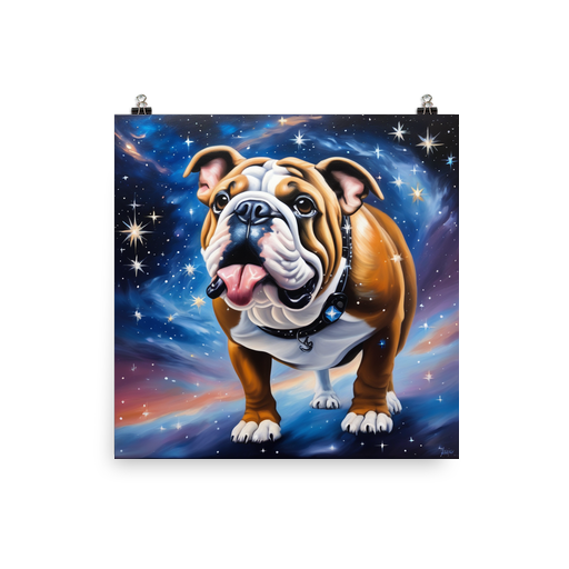 PugMug Custom Bulldog Poster