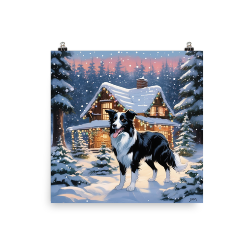 PugMug Custom Border Collie Poster