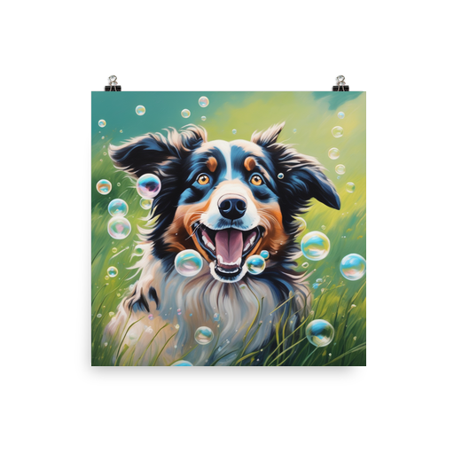 PugMug Custom Australian Shepherd Dog Poster