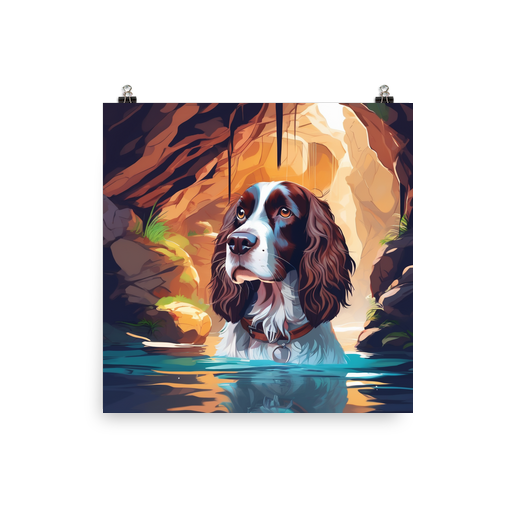 PugMug Custom English Springer Spaniel Poster