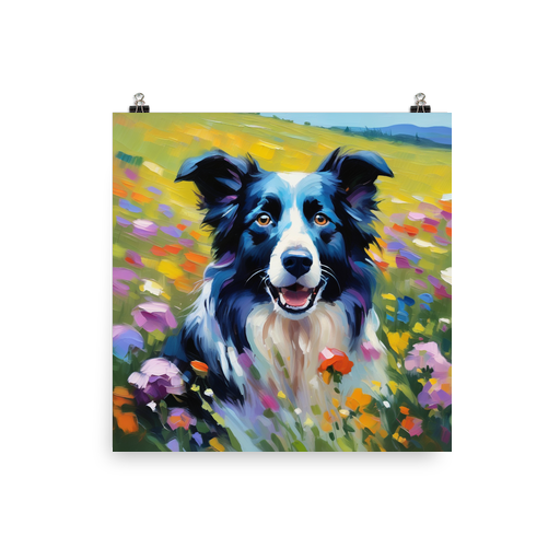 PugMug Custom Border Collie Poster