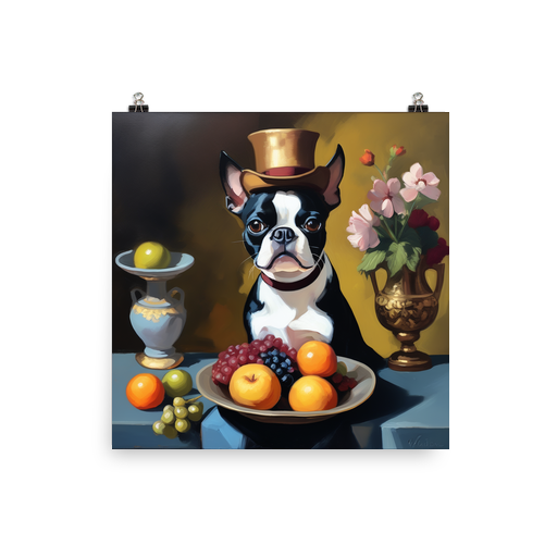 PugMug Custom Boston Terrier Poster