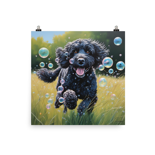 PugMug Custom Portuguese Water Dog Poster