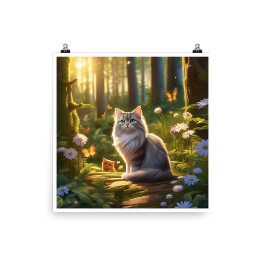 PugMug Custom Tabby Persian Cat Poster