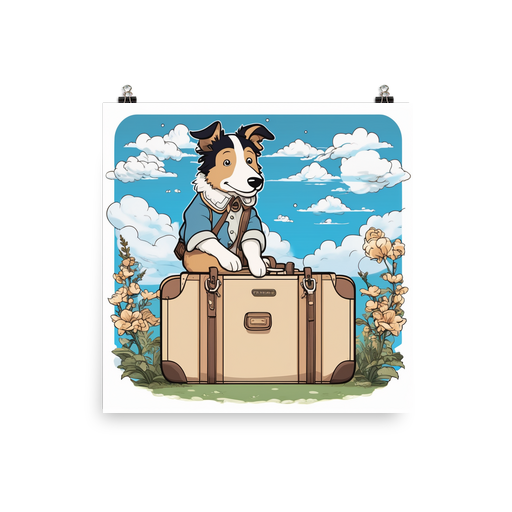 PugMug Custom Collie Poster