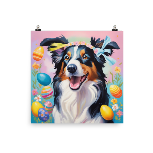 PugMug Custom Border Collie Poster