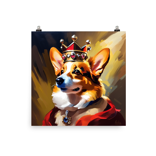 PugMug Custom Pembroke Welsh Corgi Poster