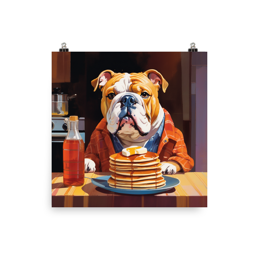PugMug Custom Bulldog Poster