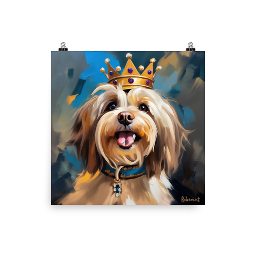 PugMug Custom Tan Havanese Dog Poster