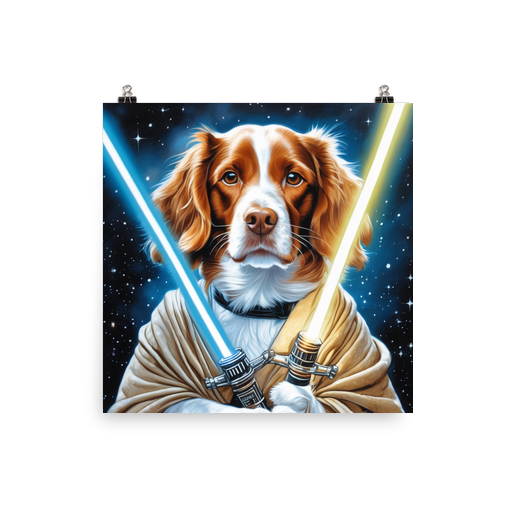 PugMug Custom Brittany Dog Poster