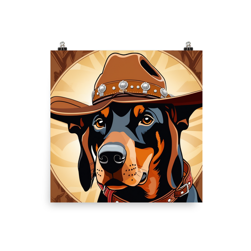 PugMug Custom Doberman Pinscher Poster