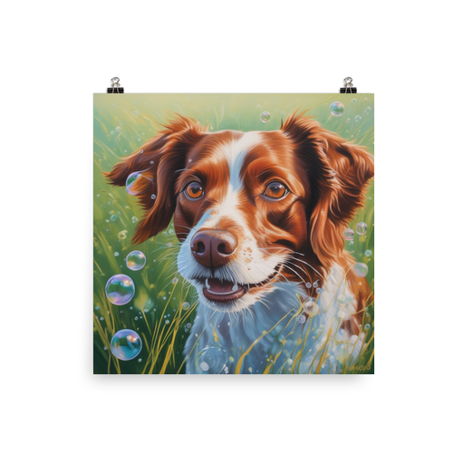 PugMug Custom Brittany Dog Poster
