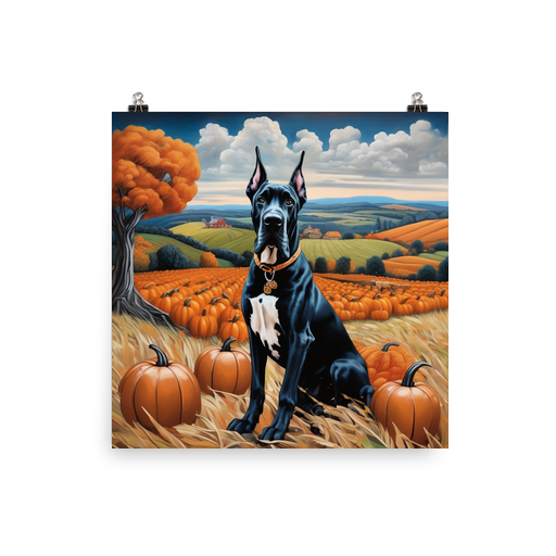 PugMug Custom Great Dane Poster