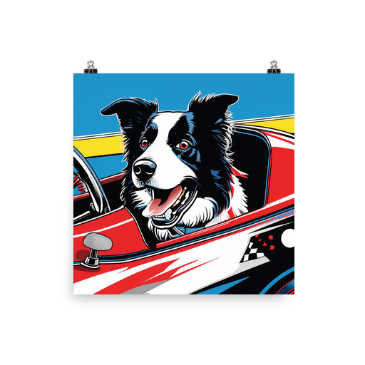 PugMug Custom Border Collie Poster