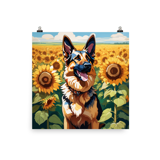 PugMug Custom German Shepherd Dog Poster