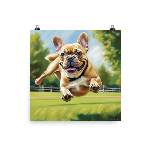 PugMug Custom Tan French Bulldog Poster