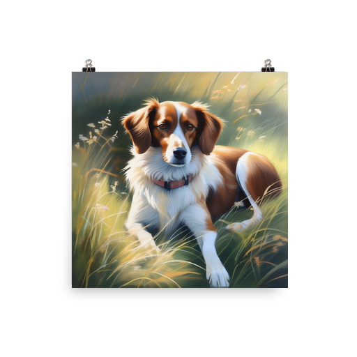 PugMug Custom Brittany Dog Poster