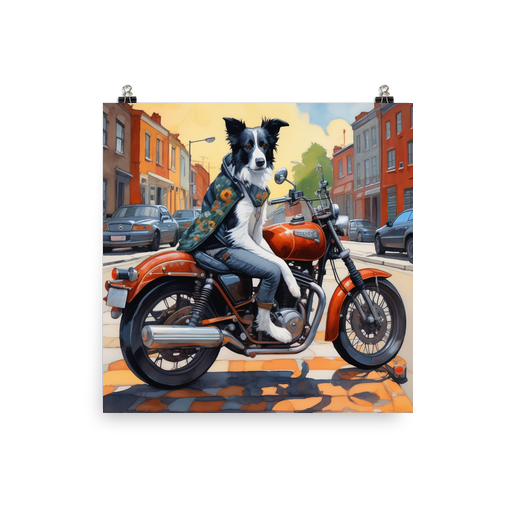 PugMug Custom Border Collie Poster