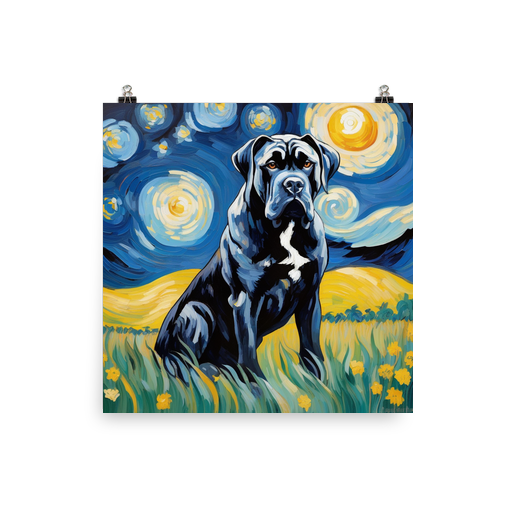 PugMug Custom Cane Corso Poster