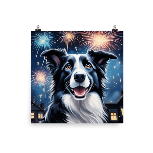 PugMug Custom Border Collie Poster
