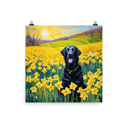 PugMug Custom Black Labrador Retriever Poster