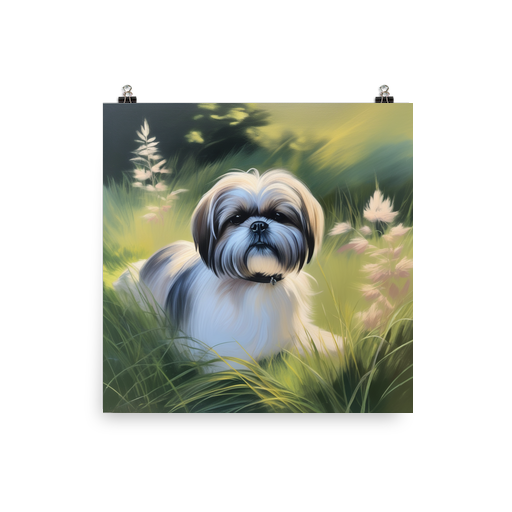 PugMug Custom Shih Tzu Poster