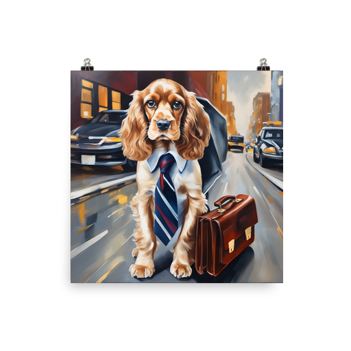PugMug Custom English Cocker Spaniel Poster