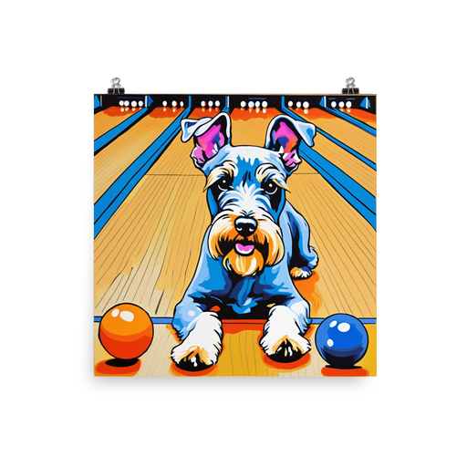PugMug Custom Miniature Schnauzer Poster