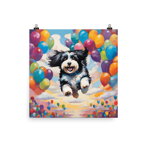 PugMug Custom Black-and-white Havanese Dog Poster